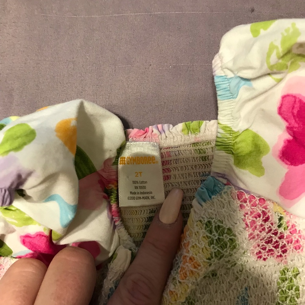 2t Gymboree smocked floral dress